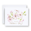 Pink ranunculus watercolor Mother’s Day card