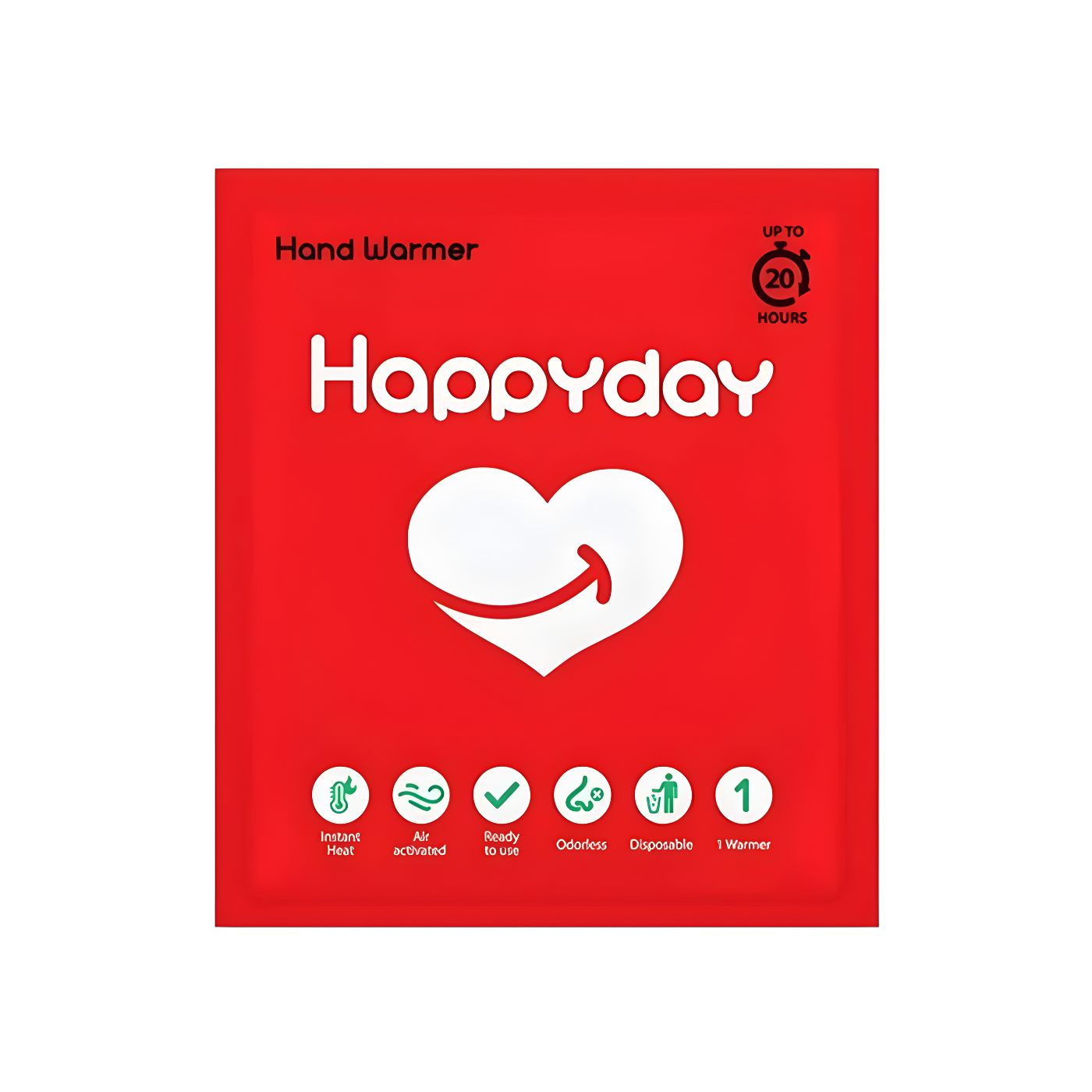 HappyDay Hand Warmer / Single use 20 Hours