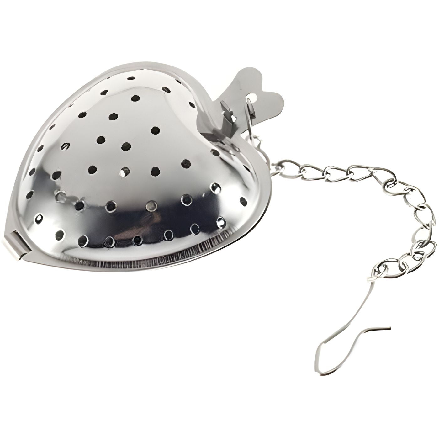 Heart-shaped stainless steel loose leaf tea infuser