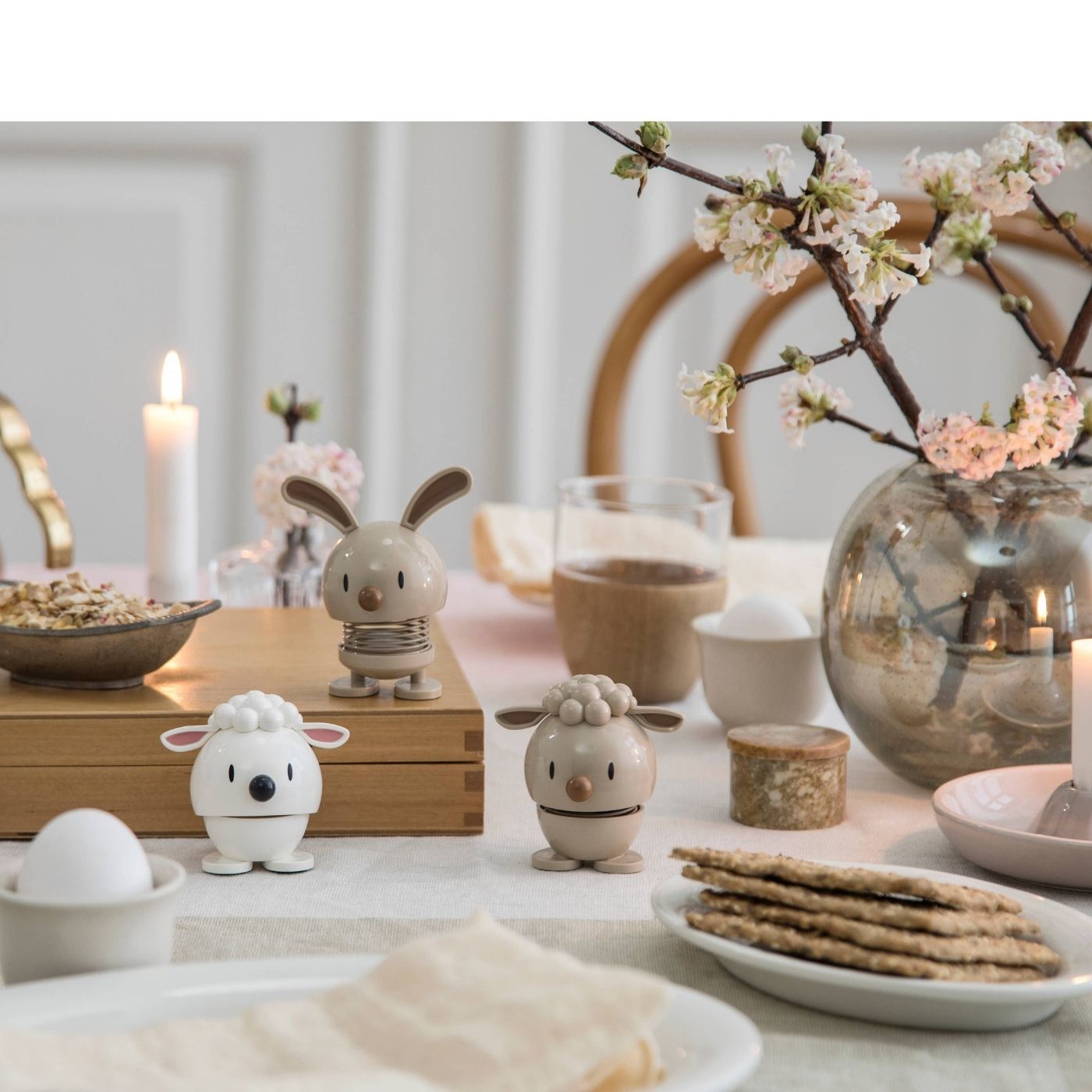 White lamb Hoptimist figurine