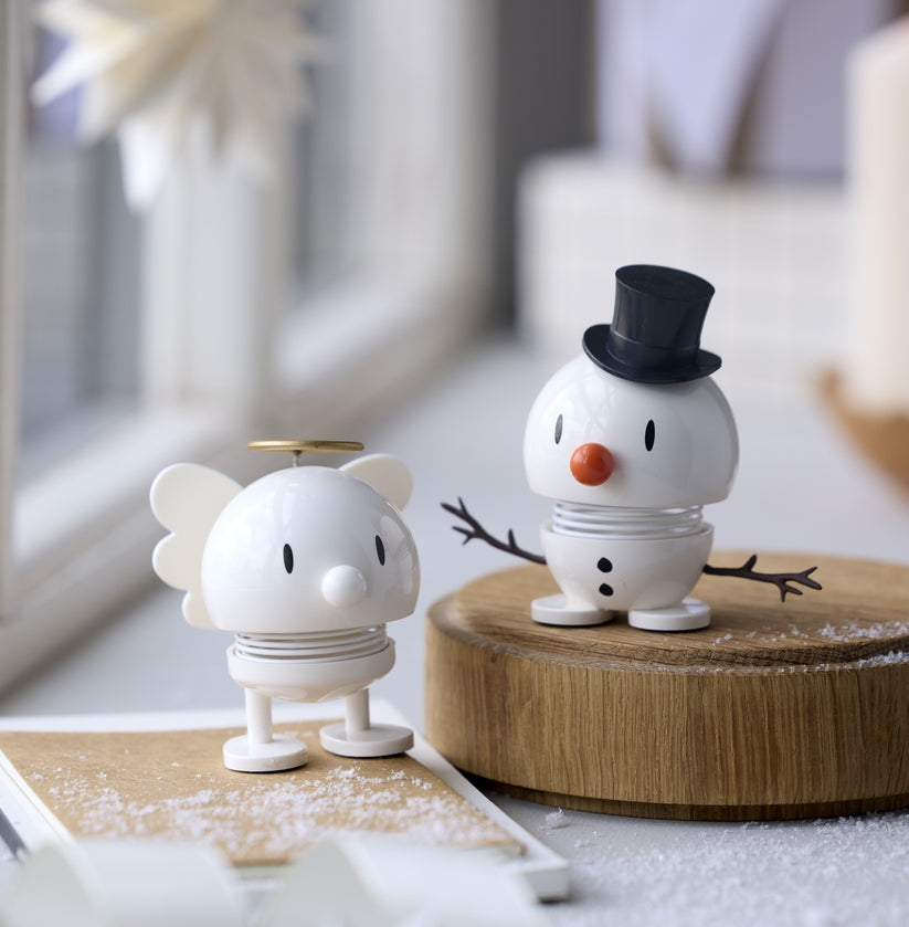 Hoptimist Snowman Bumble S - White