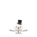 Hoptimist Snowman Bumble S - White