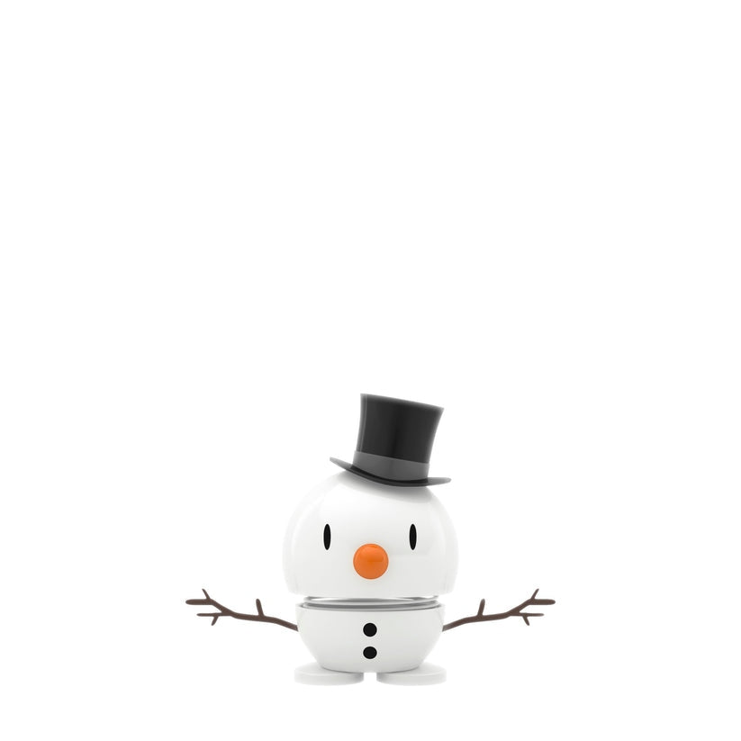 Hoptimist Snowman Bumble S - White