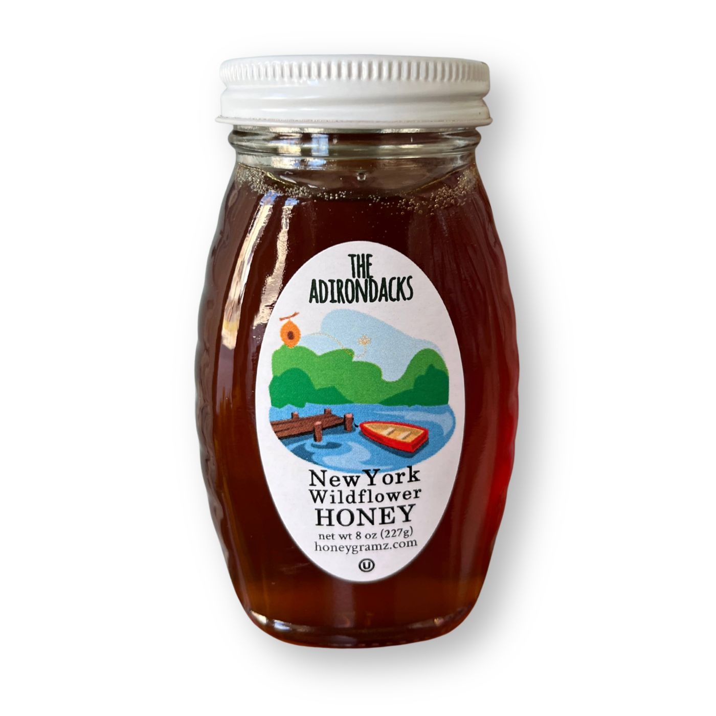 I Love New York local wildflower honey jar