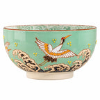 Japanese crane and wave ramen bowl gift set