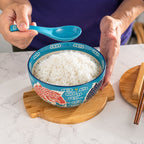 Japanese-inspired koi ramen bowl gift set