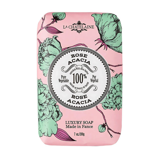 La Chatelaine Rose Acacia Luxury Soap (7oz)