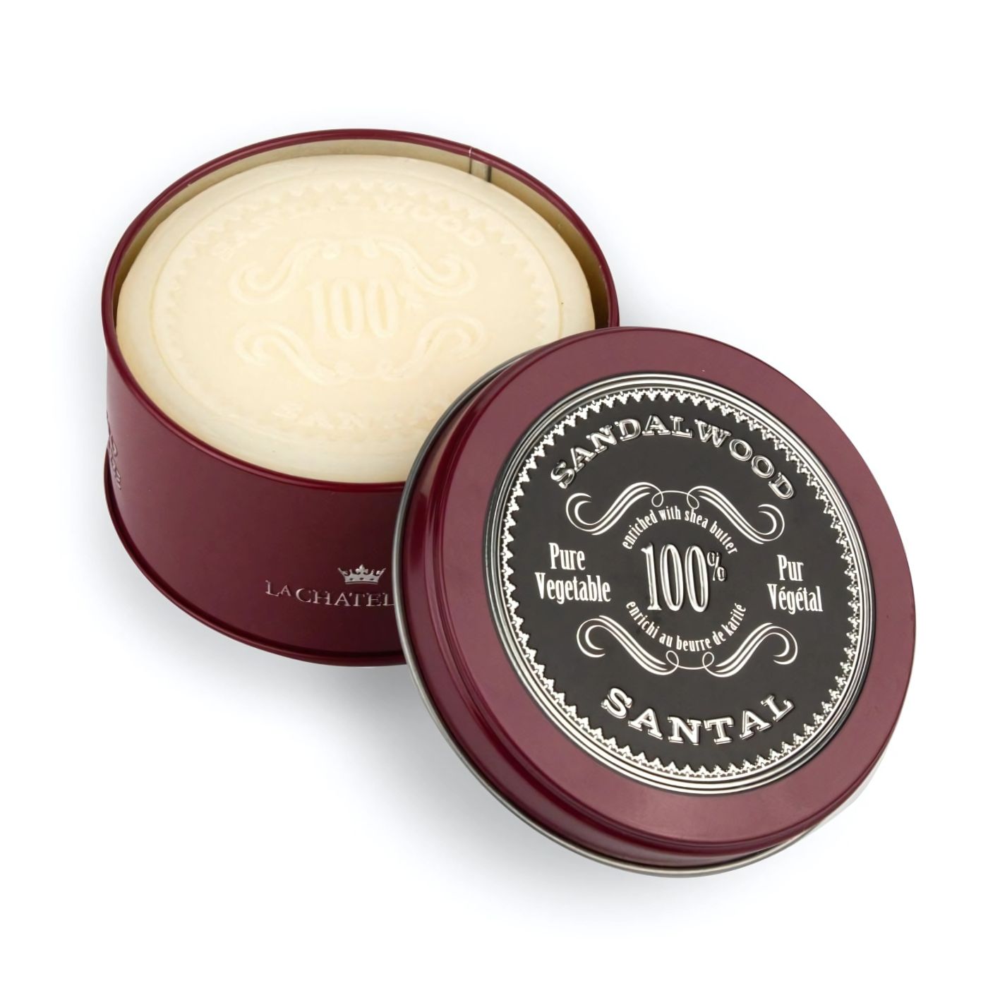 La Chatelaine Shave Soap Sandalwood (5.3 oz)