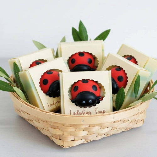 Ladybug kids soap with toy inside
