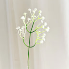Realistic baby's breath floral décor white