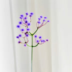 Realistic baby's breath floral décor purple