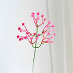 Realistic baby's breath floral décor dark pink