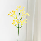 Realistic baby's breath floral décor yellow