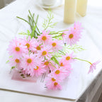 Faux daisy flower in pink