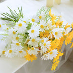 Faux chamomile daisy flower stem
