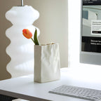 Scandinavian ceramic desk vase