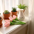 Soft flower plush home décor