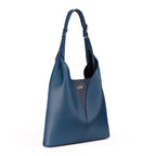 Hanfu Shoulder Bag - Blue Side View - Shen Yun Collections