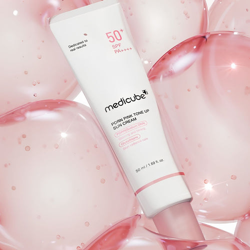Korean tone up sunscreen with PDRN