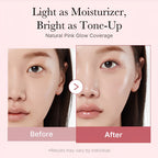 Natural tone up and moisturizing sunscreen