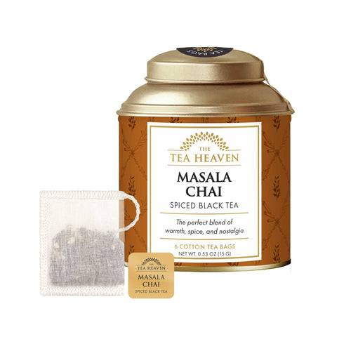 Masala Chai mini tea bag canister