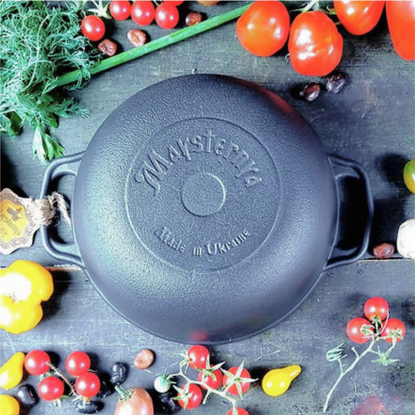 Handcrafted Maysternya cast iron cookware