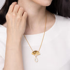 Radiant Fan Necklace Crystal - Shen Yun Collections