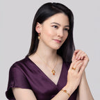 Blissful Ruyi Necklace Carnelian