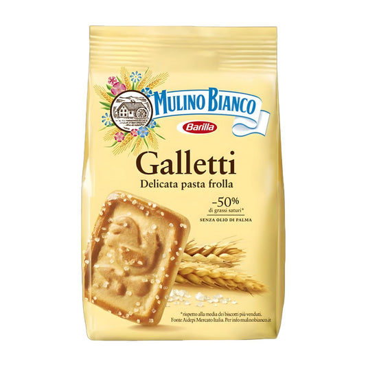 Mulino Bianco Galletti Cookies with Sugar Crystals