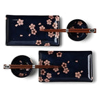 Namako Pink Sakura Sushi Serving Set for Two – Japanese Ceramic Sushi Plate Set
