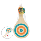 Wooden paddle ball toy for kids