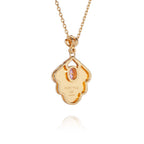 Tang Flowing Gowns Necklace Purple Back - Shen Yun Collections