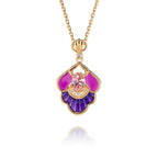 Tang Flowing Gowns Necklace Purple - Shen Yun Collections