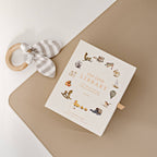 Neutral first words board book gift set for babies ages 0 to 3