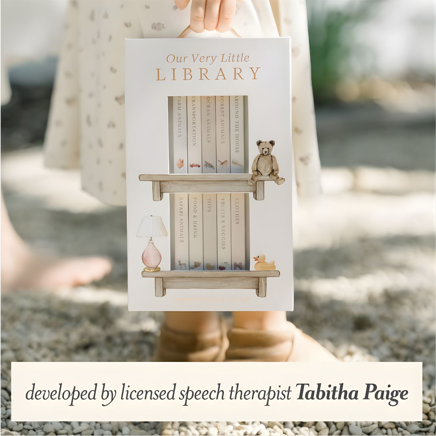 Small board books set in carrying case nursery