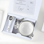 Pomegranate porcelain bowl gift set in decorative box