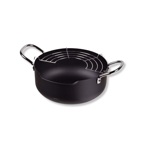 Pearl Iron Cooking Bowl / Tempura  Pan (22cm)