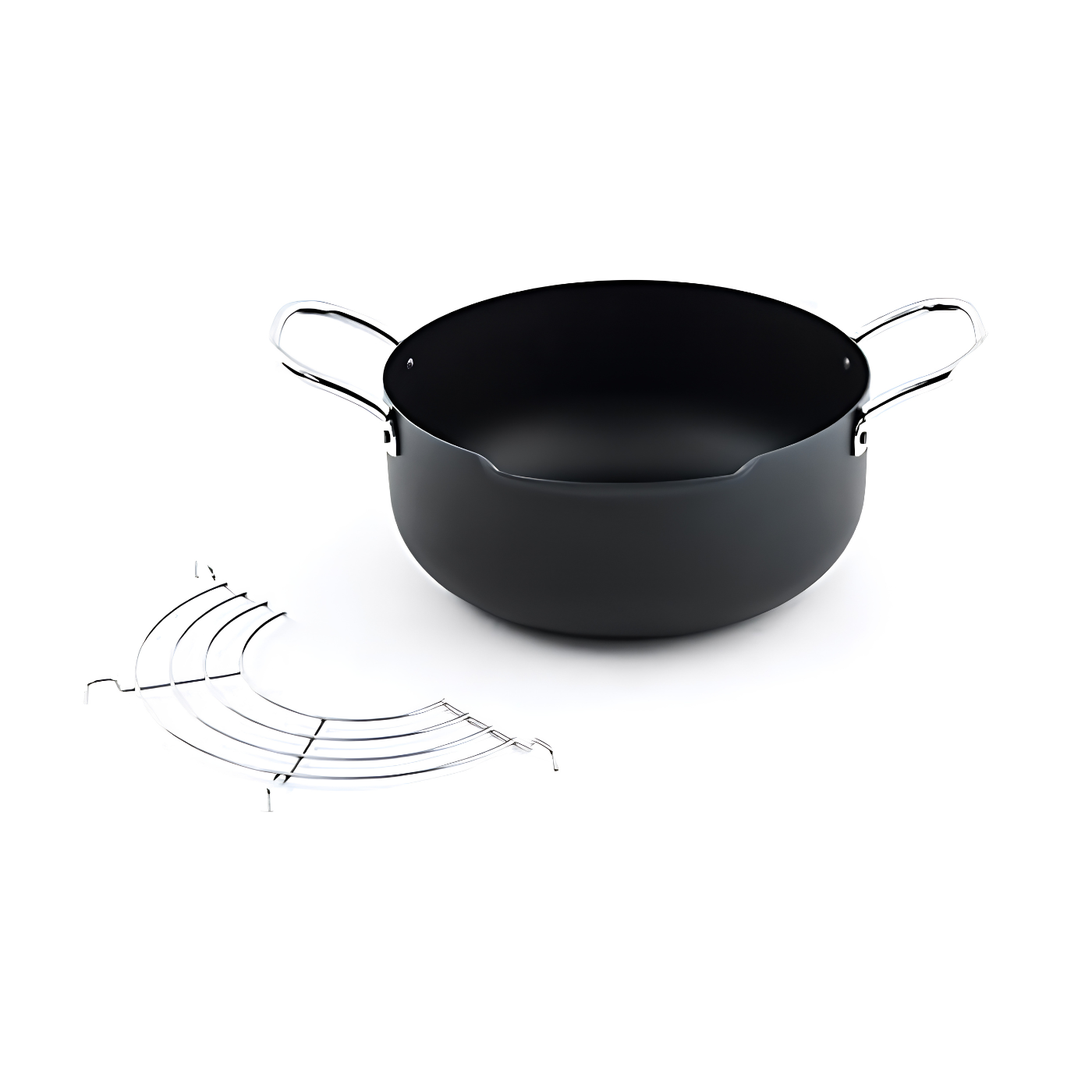 Pearl Iron Cooking Bowl / Tempura  Pan (22cm) new middletown