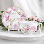 Pastel Peony Blossom new bone china tea cup