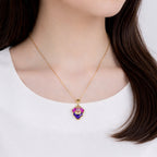 Tang Flowing Gowns Necklace Purple Model - Shen Yun Collections