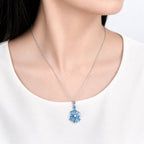 Windmill Grace Necklace Blue