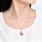 Windmill Grace Necklace Pink