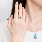 Windmill Grace Ring Blue