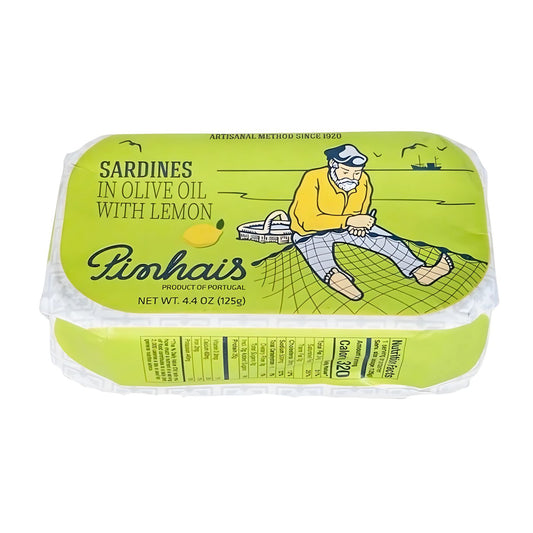 Pinhais Sardines in Olive Oil w/ Lemon from Portugal