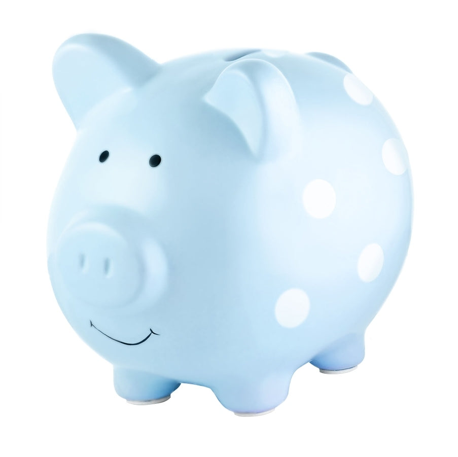Polka Dot Piggy Bank - Pink