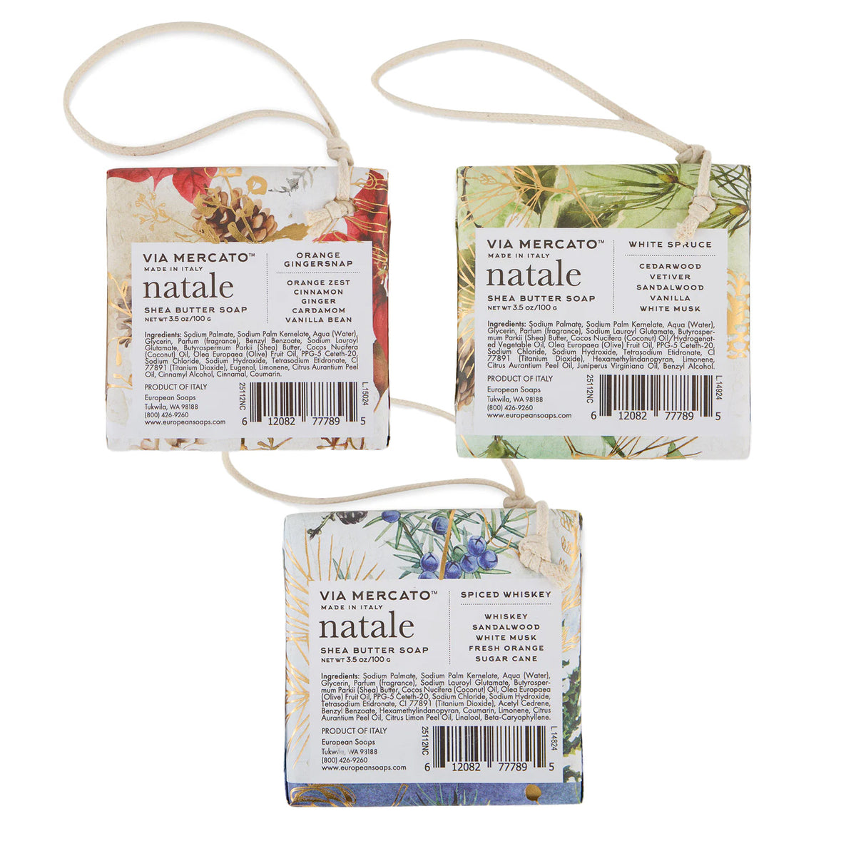 Pré de Provence Natale Ornament Soap back