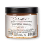 Relaxing bath product elderflower jar