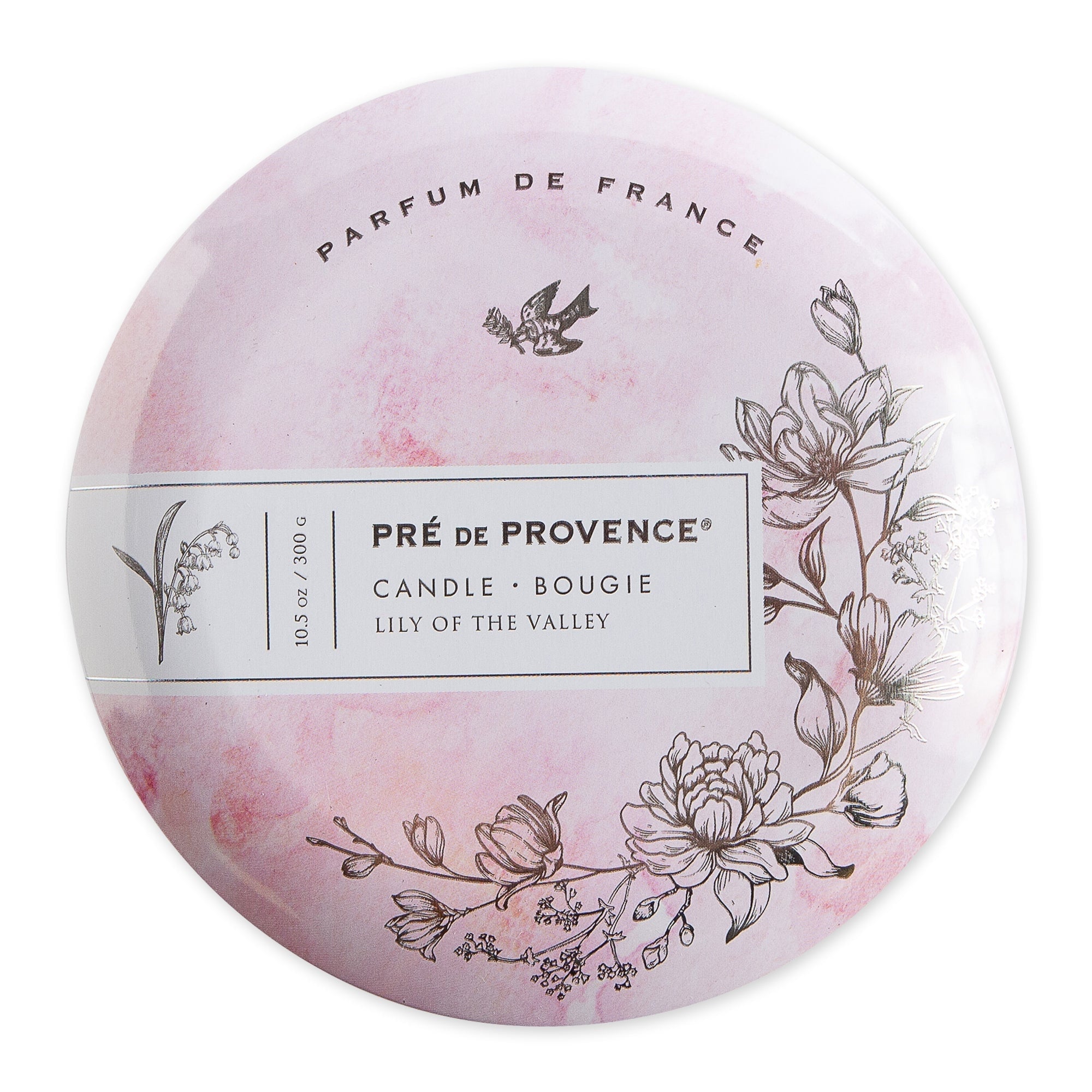 Pre de Provence European Soaps Heritage Candle - Lily of the Valley
