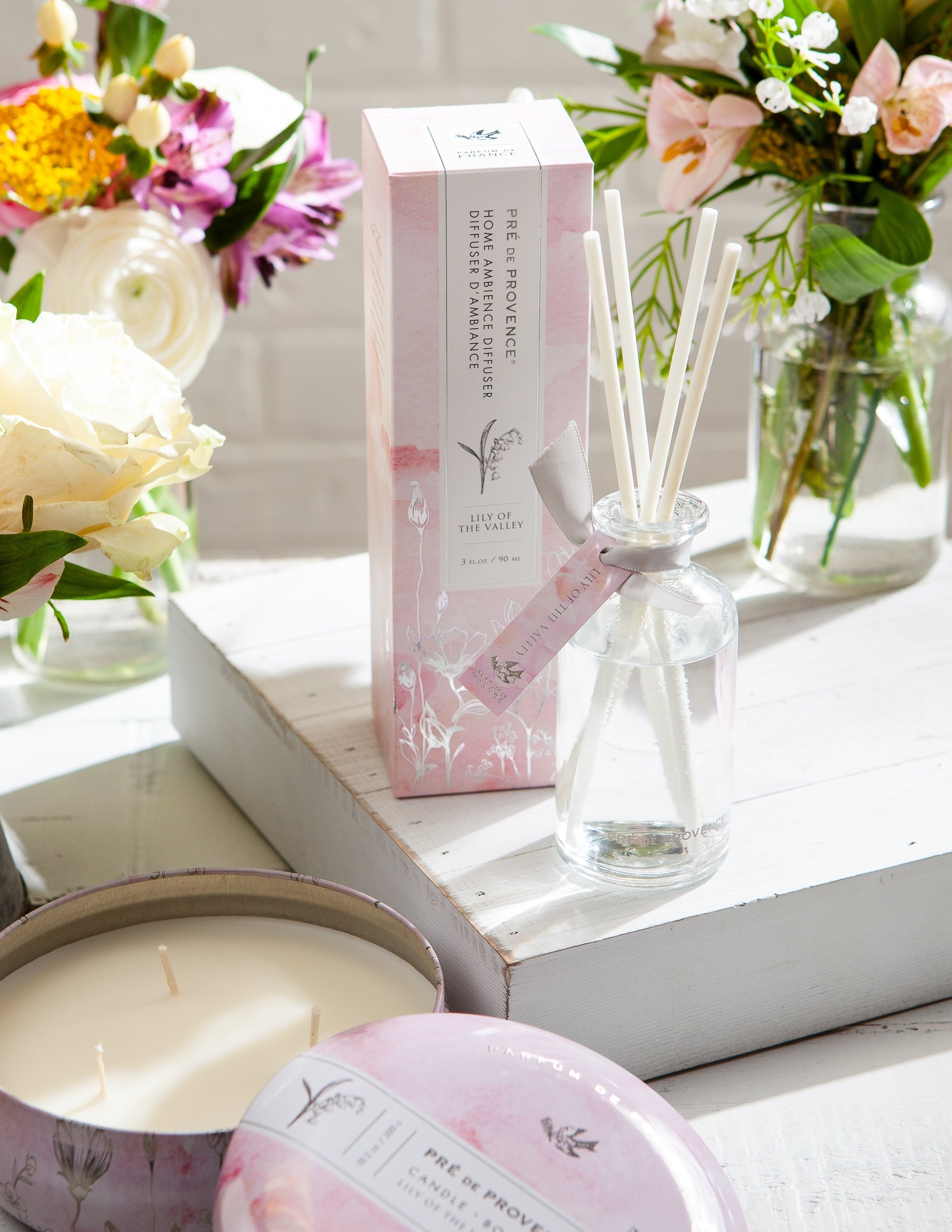 Pre de Provence European Soaps Heritage Candle - Lily of the Valley - Thumbnail 4