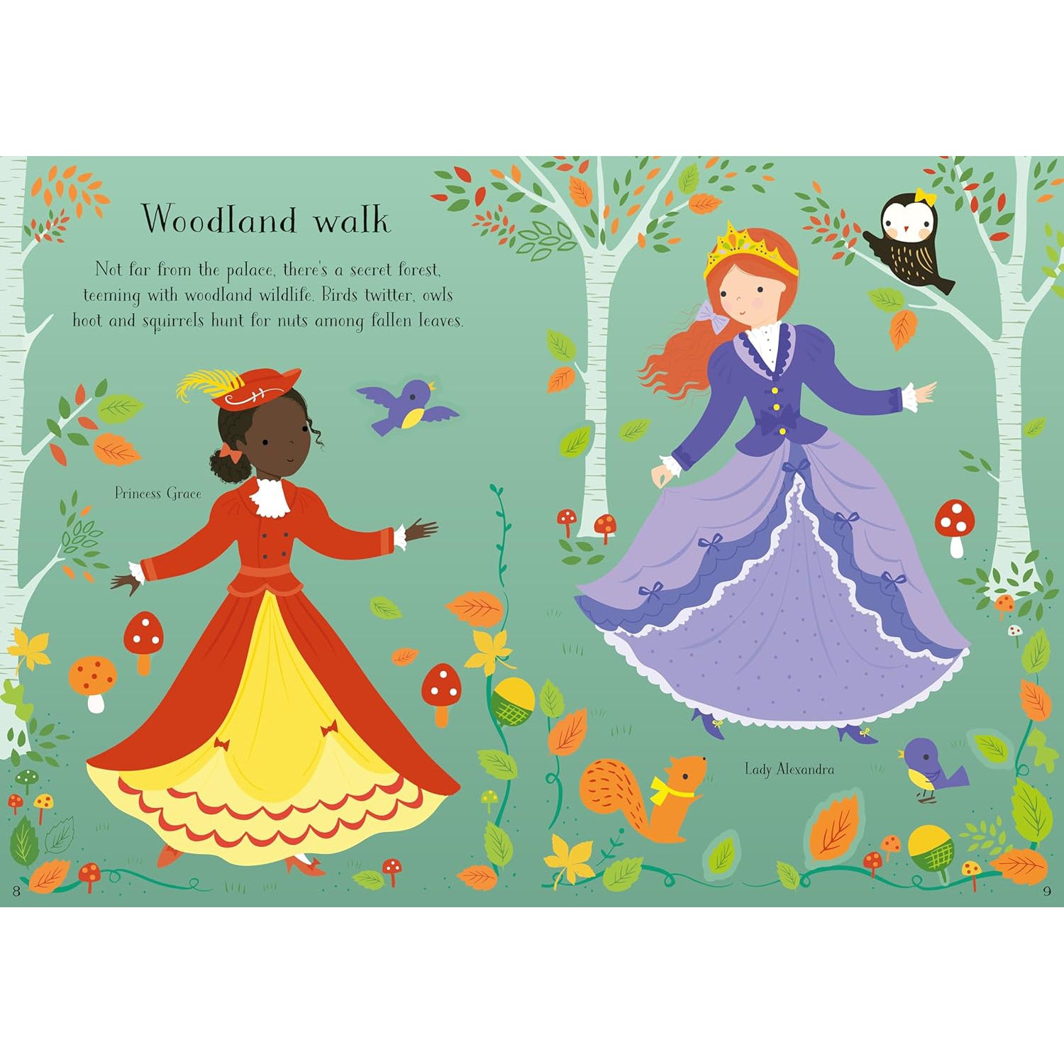 Usborne Little Sticker Dolly Dressing: Princesses – Activity Sticker Book